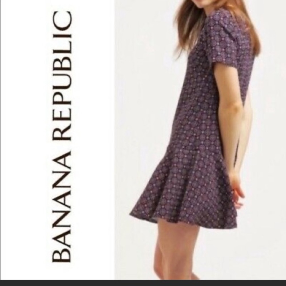 Banana Republic flounce dress